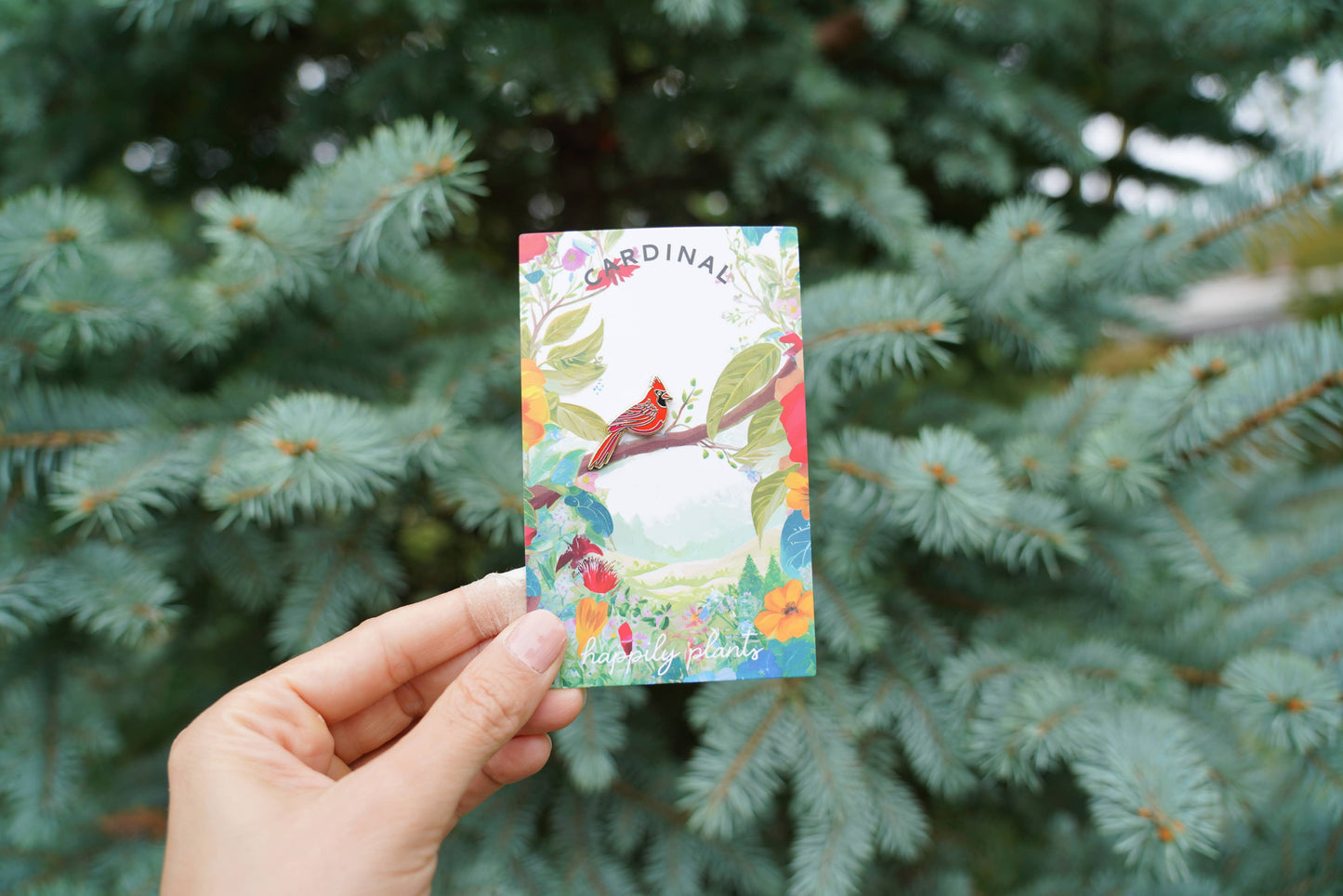 Red Cardinal Pin
