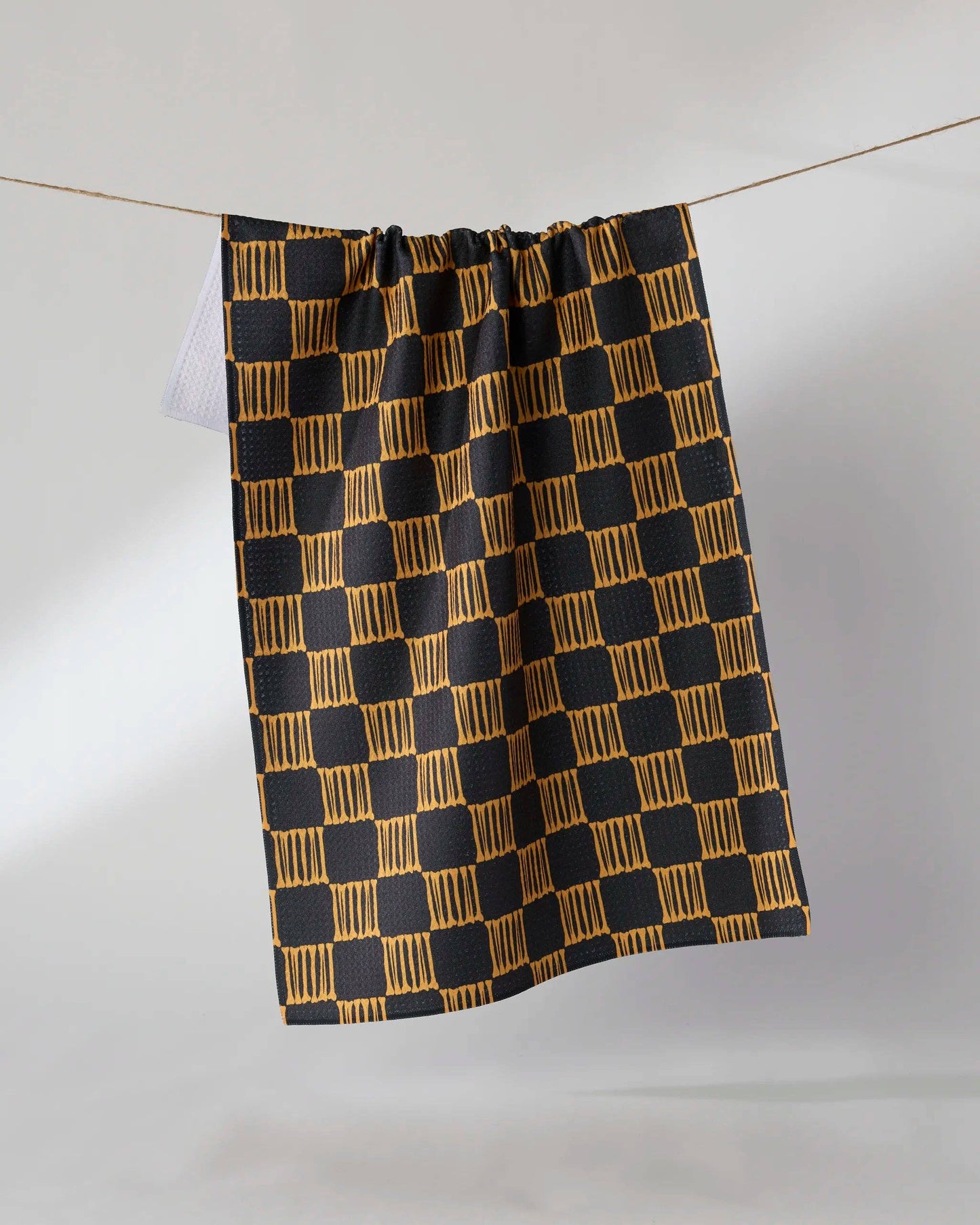 Geometry Tea Towel - Lantern Grid