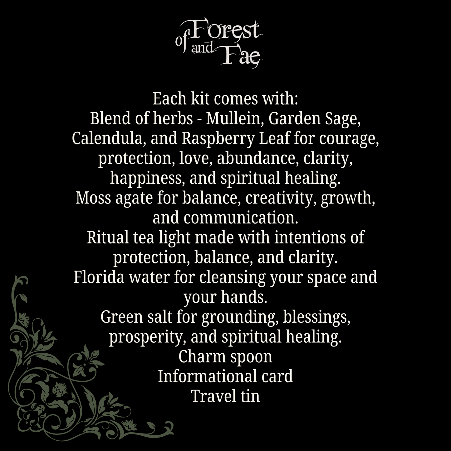 Green Witch Travel Altar Kit