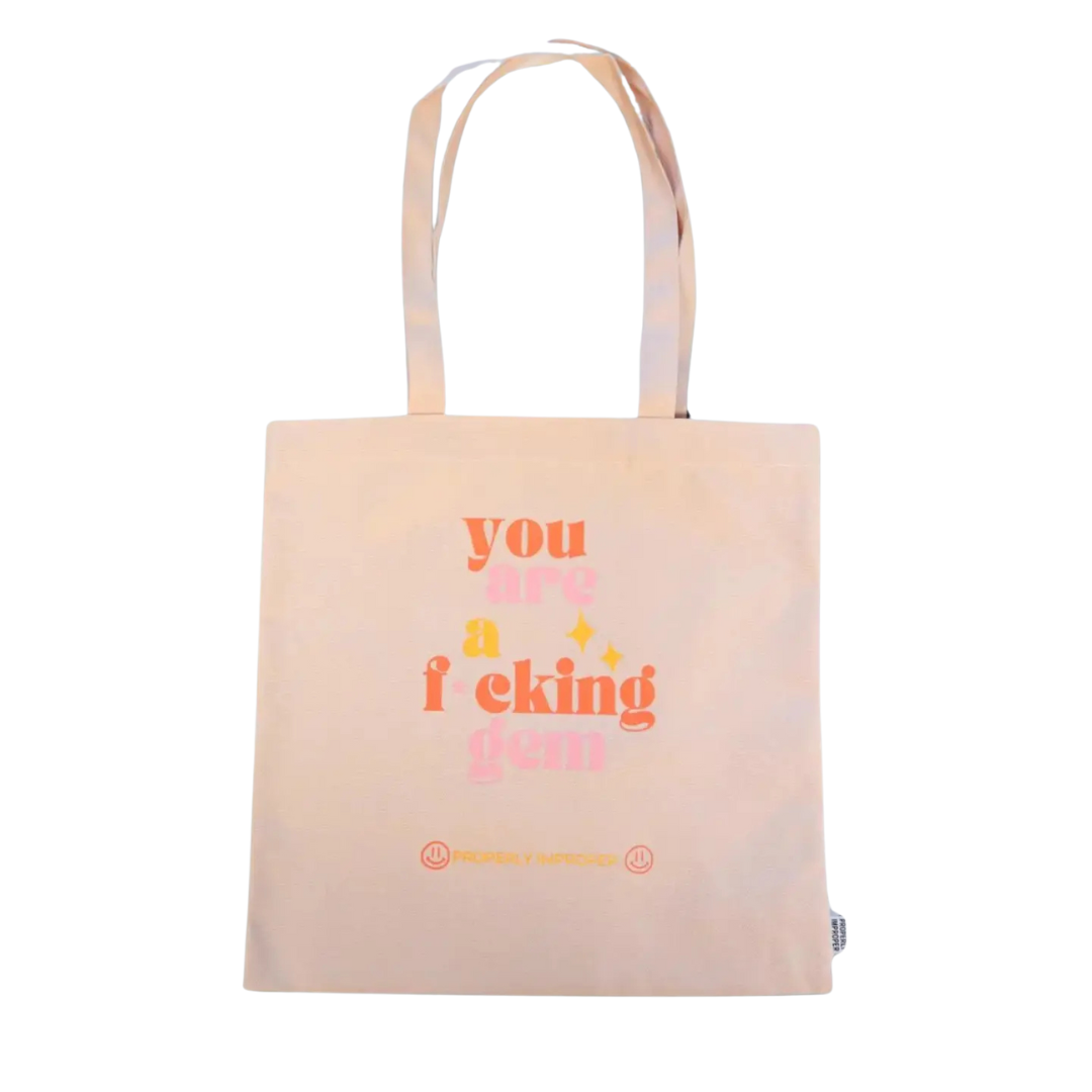 You're a Gem - Canvas Tote