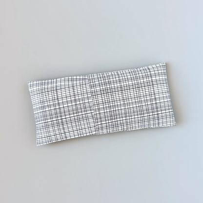 Black + White Lavender Eye Pillow