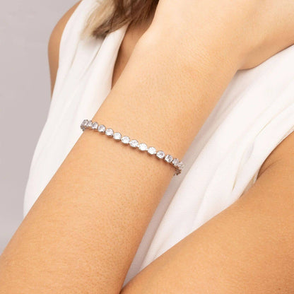 Round Cubic Zirconia Tennis Bracelet