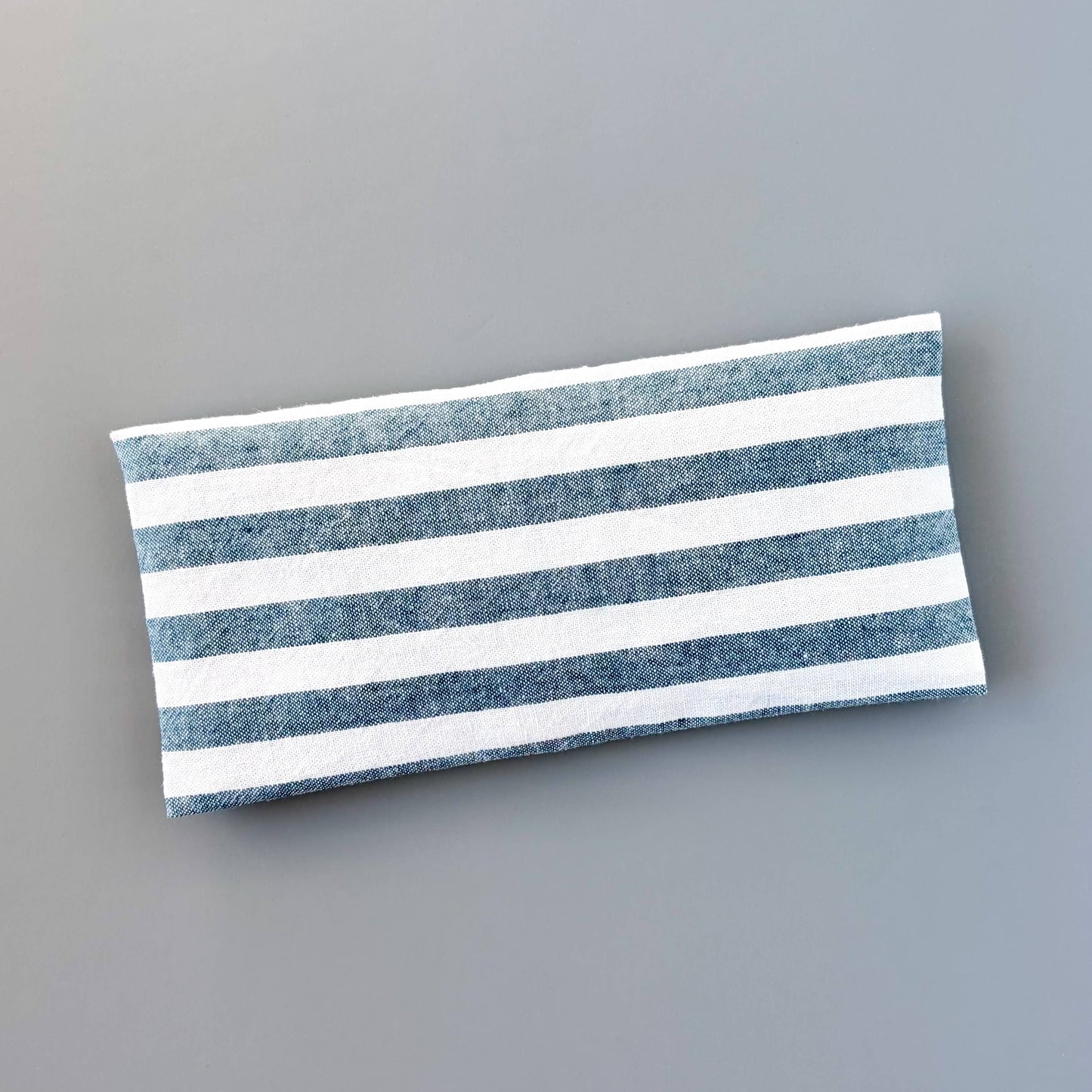 Blue + White Stripes Eye Pillow