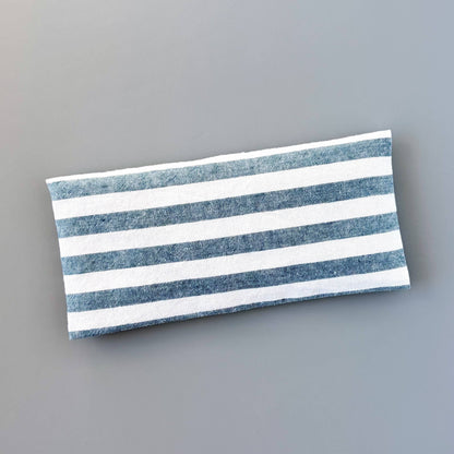 Blue + White Stripes Eye Pillow