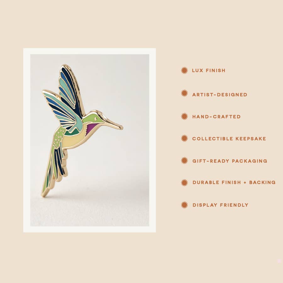 Hummingbird Pin