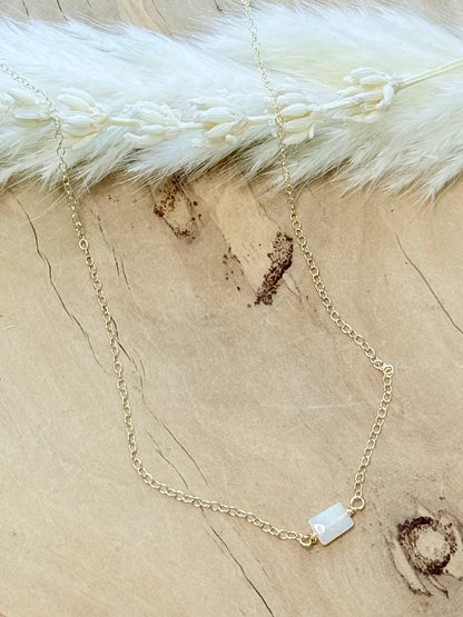 Australian Opal + Gold Filled Necklace
