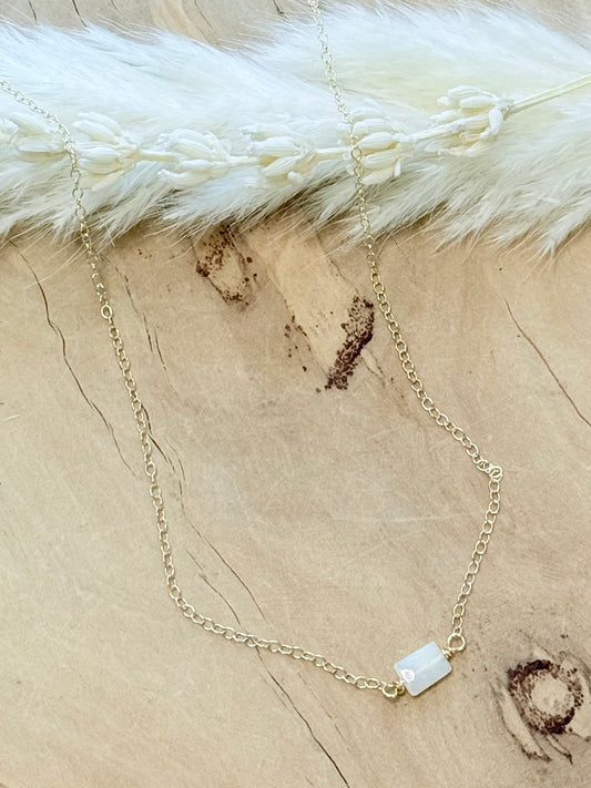 Australian Opal + Gold Filled Necklace