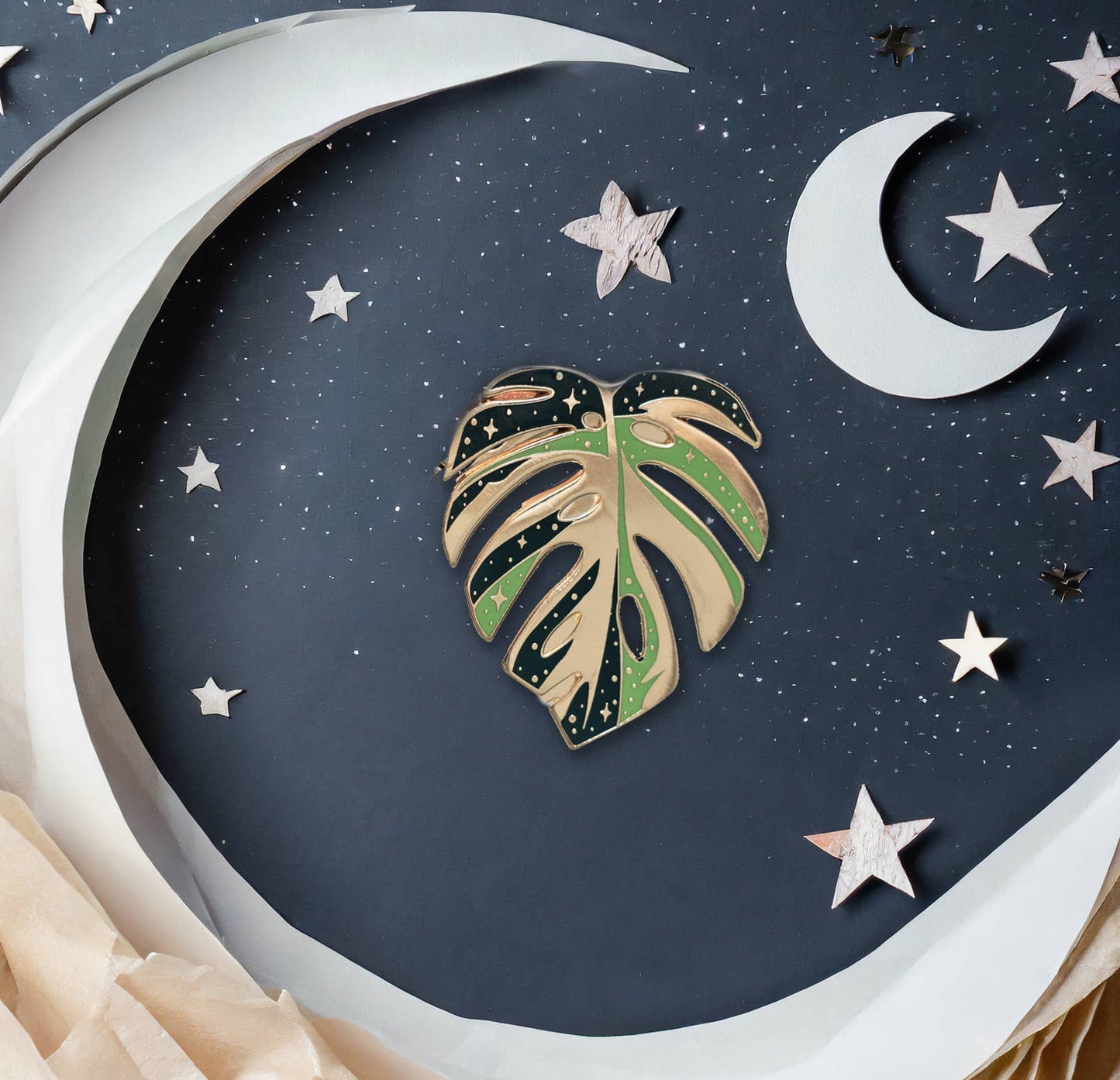 Variegated Monstera 'Thai Constellation' Plant Pin