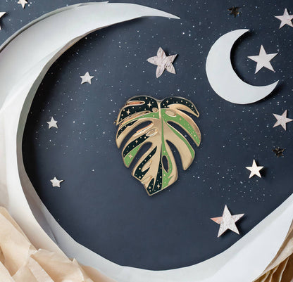 Variegated Monstera 'Thai Constellation' Plant Pin