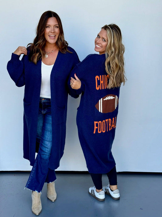 Chicago Football Cardigan