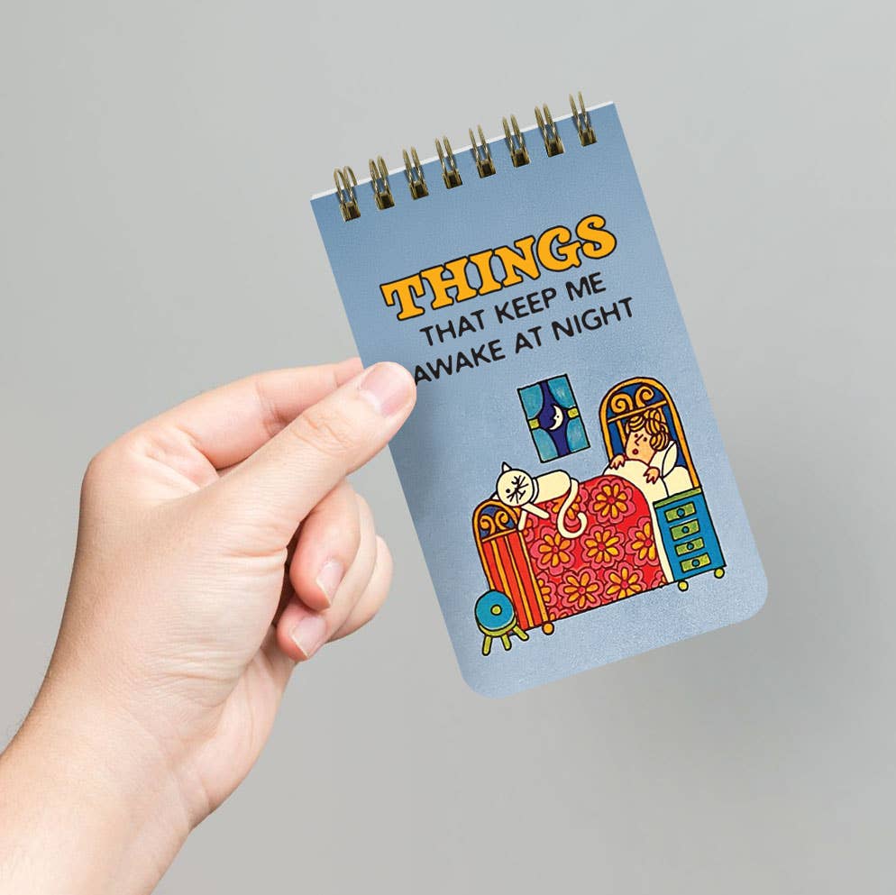 Things That Keep Me Awake at Night - 3x5 Memo Notepad