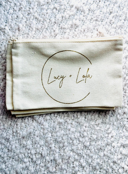 Lucy + Lola Ivory Pouch