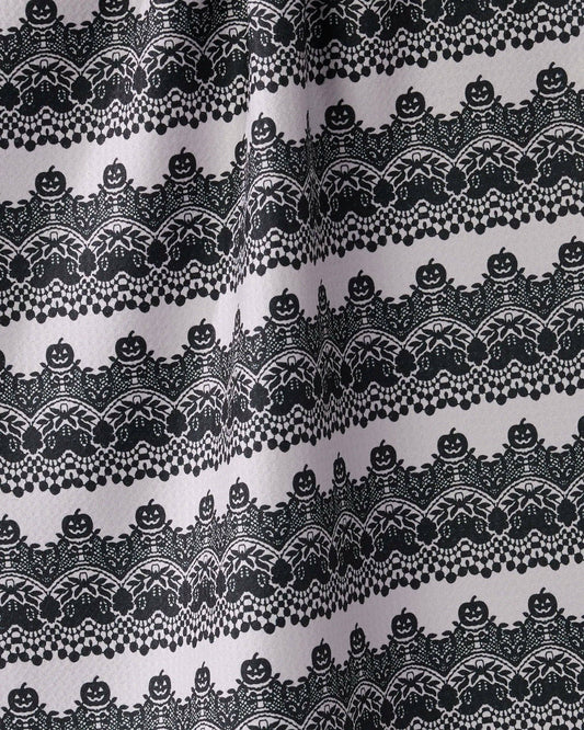 Geometry Tea Towel - Midnight Lace