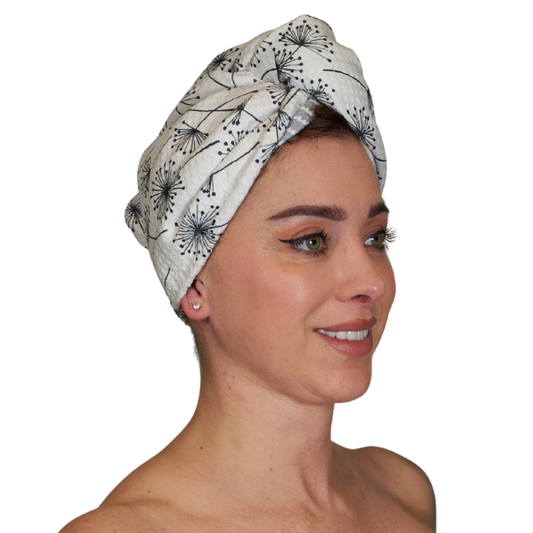 Whispers - Hair Towel Wrap (Double Sided)