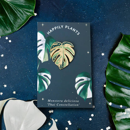 Variegated Monstera 'Thai Constellation' Plant Pin