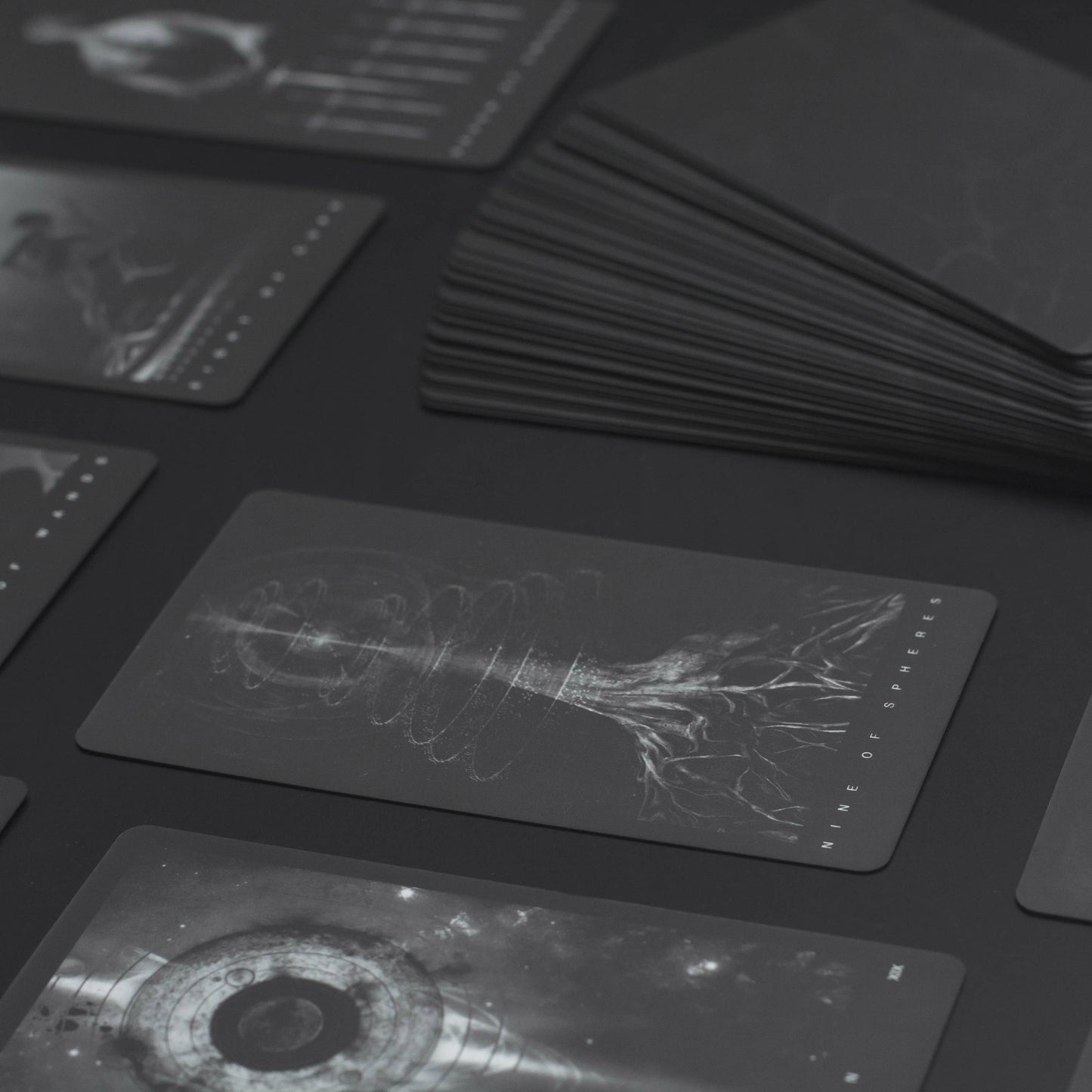 Black Tarot Modern Tarot Cards Deck