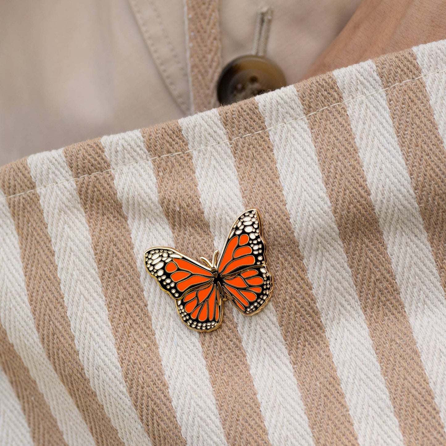 Monarch Butterfly Lapel Pin