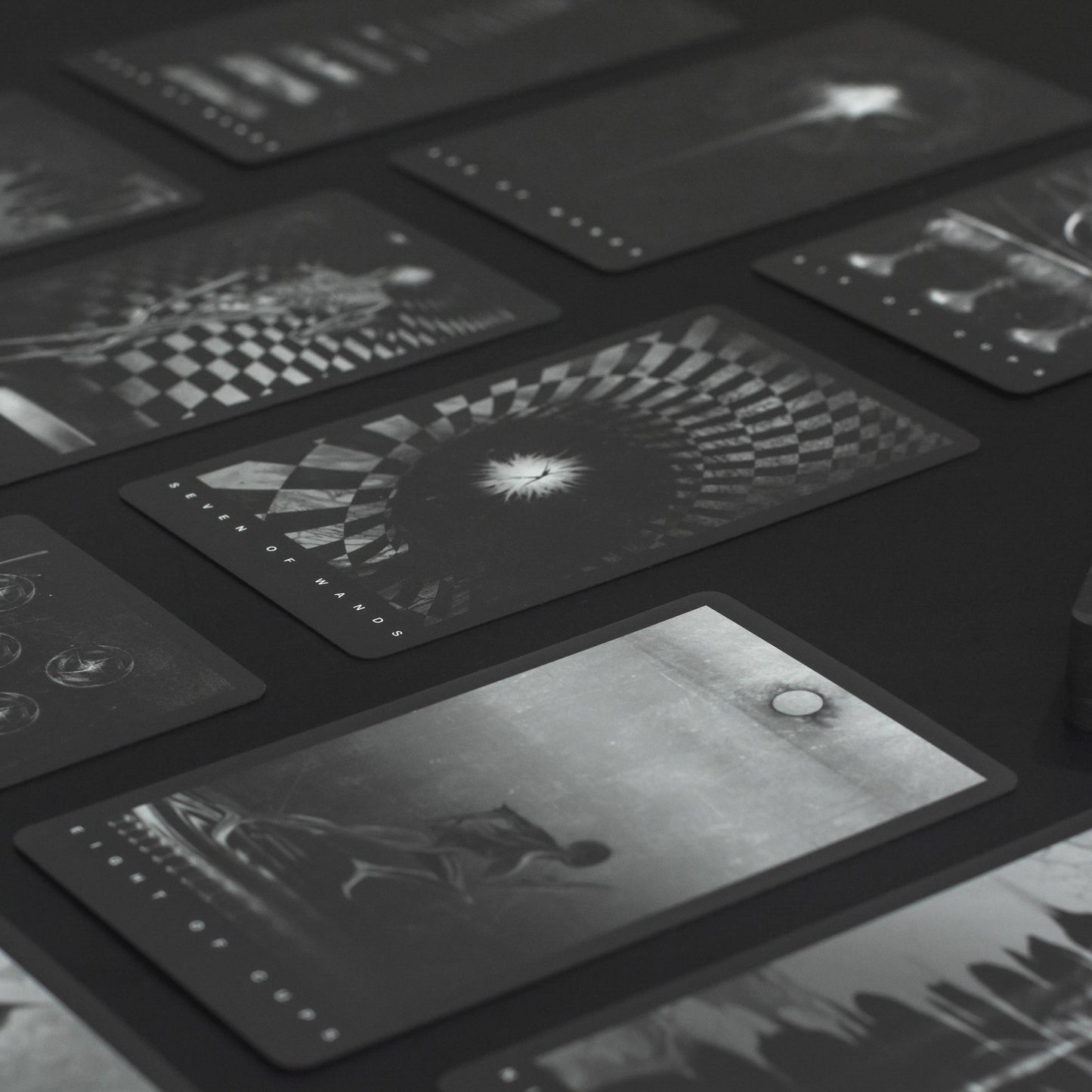 Black Tarot Modern Tarot Cards Deck