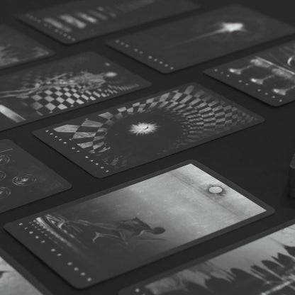 Black Tarot Modern Tarot Cards Deck