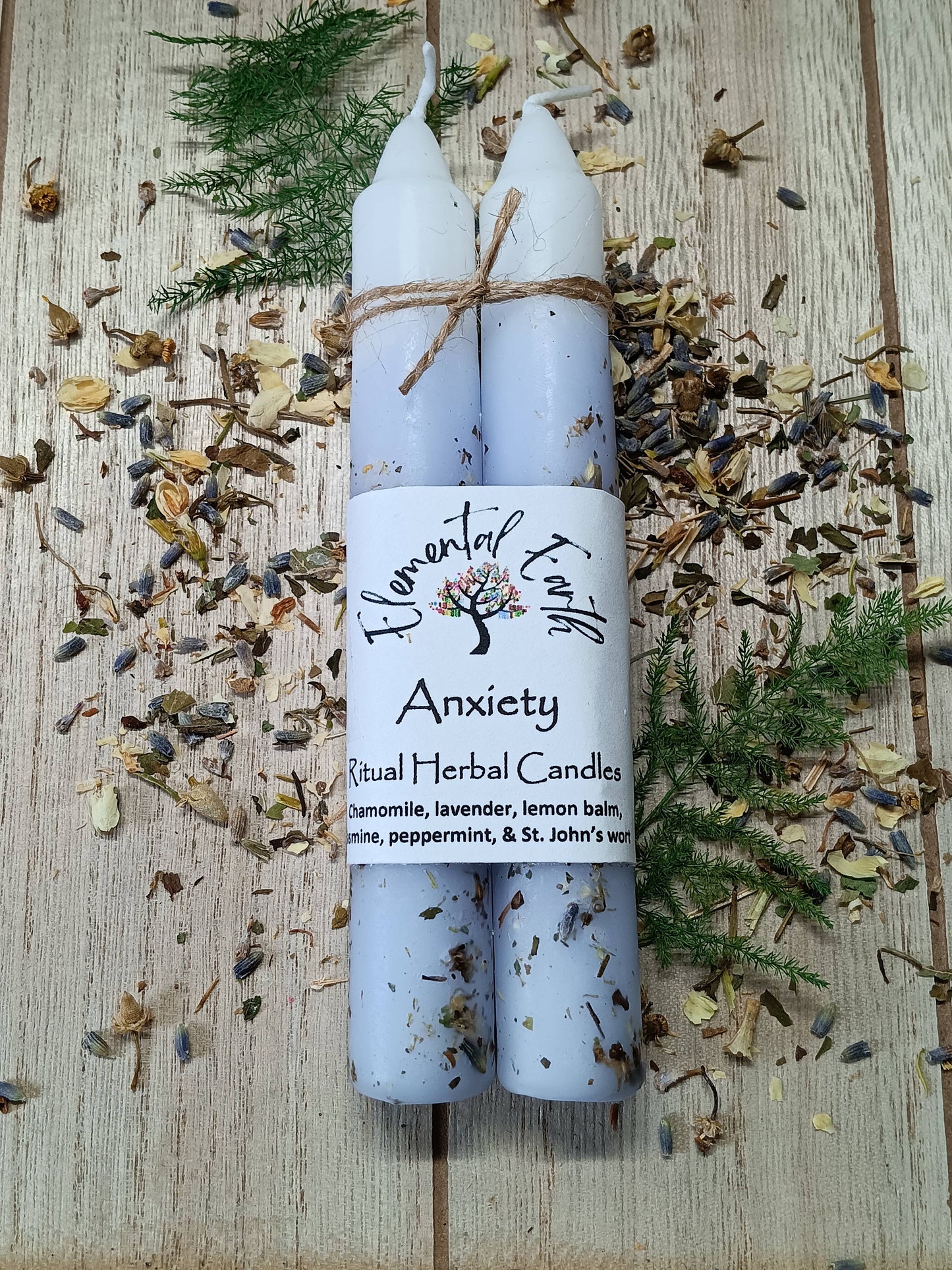 Anxiety Herbal Intention Candles