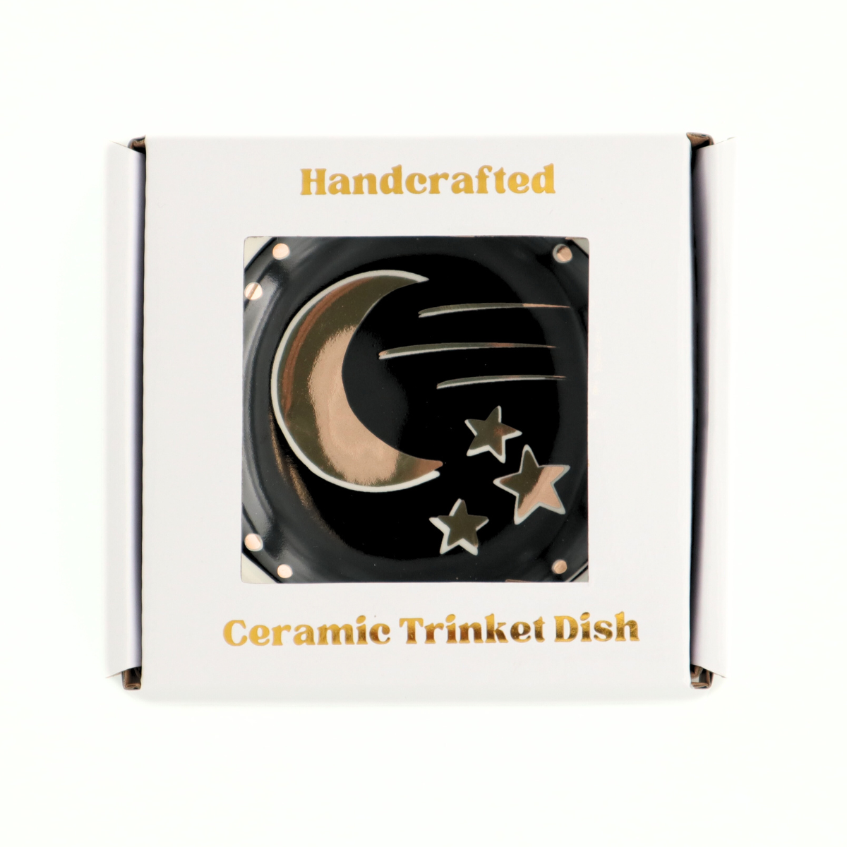 Gold Moon and Stars - Trinket Tray