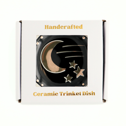 Gold Moon and Stars - Trinket Tray