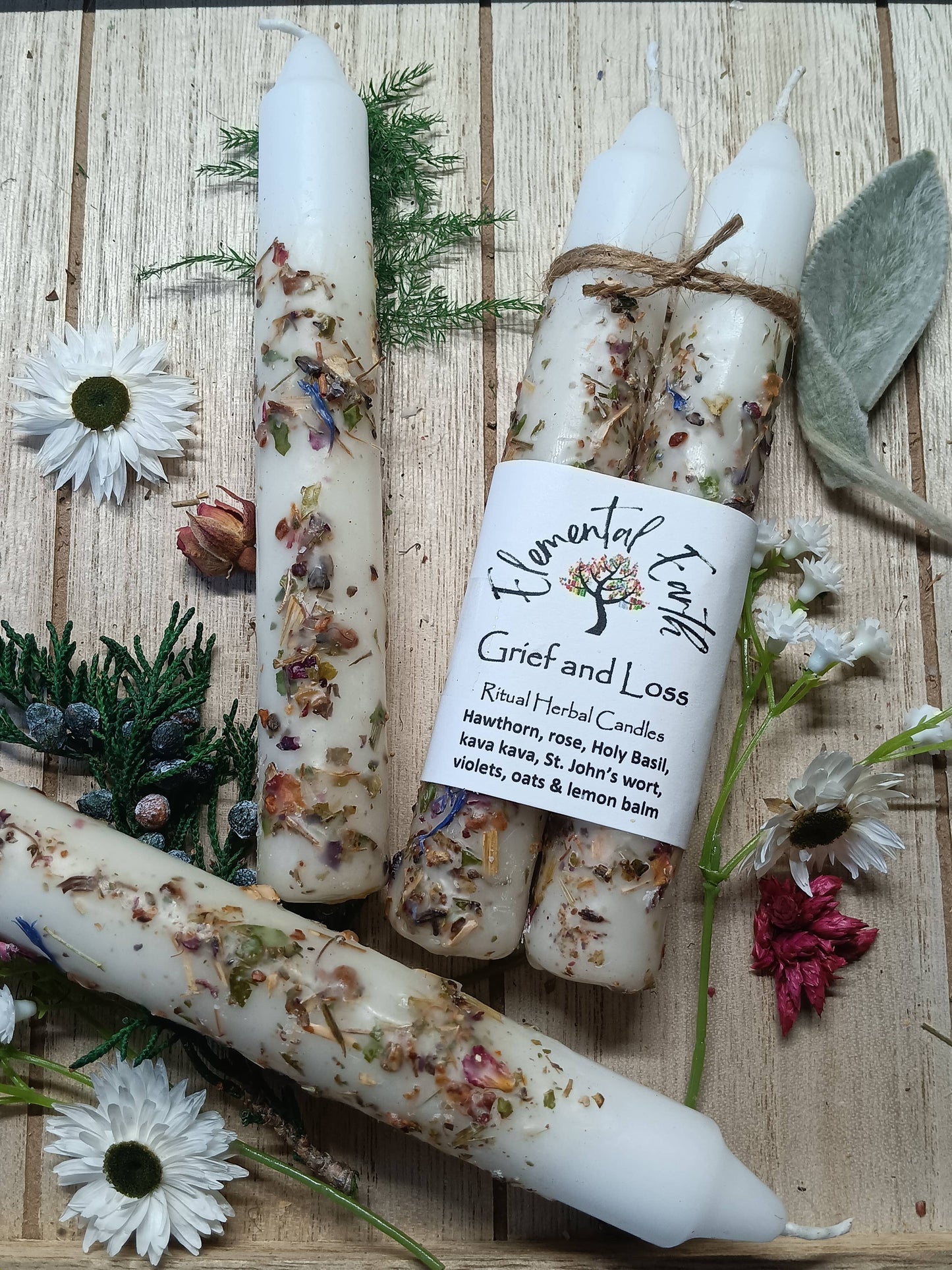 Grief and Loss Herbal Intention Candles