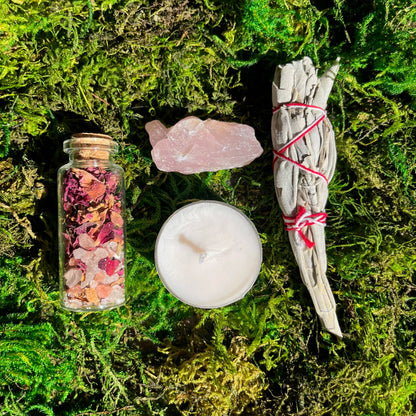 Love Kit - Meditation Supplies with Rose Quartz