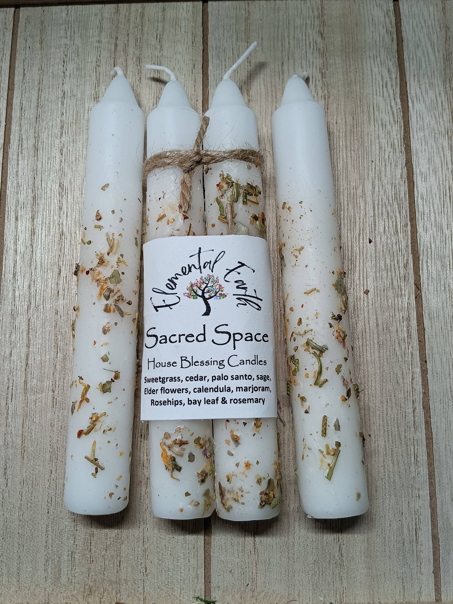 Sacred Space Herbal Intention Candles
