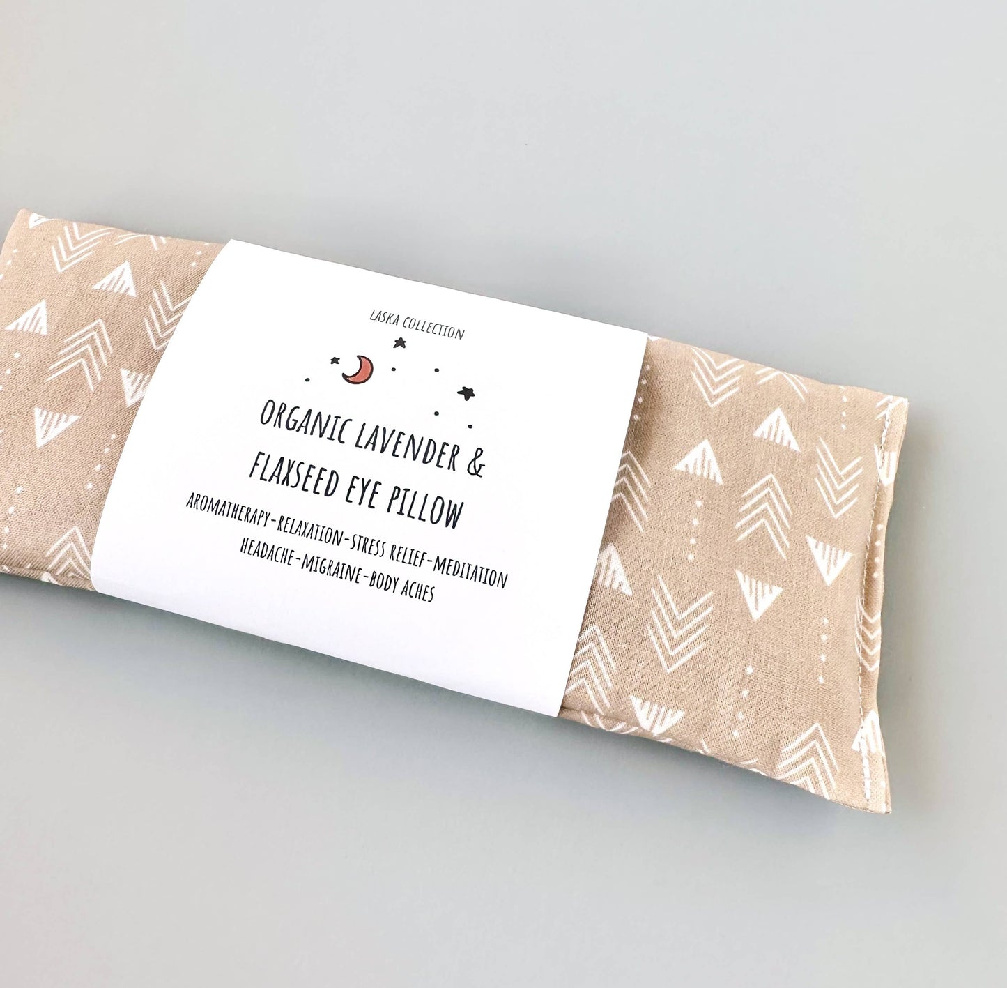 Sand Weathervane Flaxseed and Lavender Eye Pillow