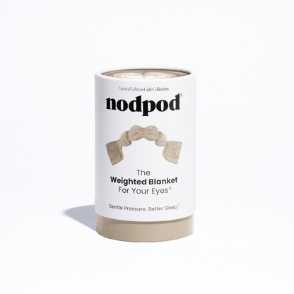 Latte Nodpod Weighted Sleep Mask