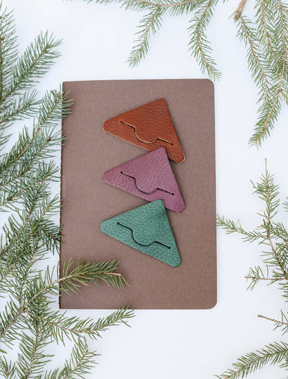 Leather Bookmark Corner