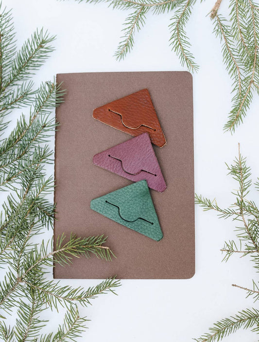 Leather Bookmark Corner