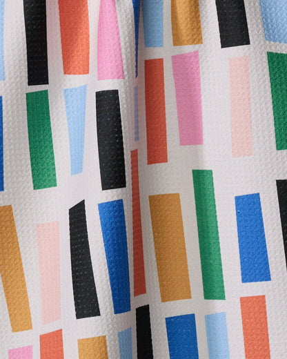Geometry Bricks Tea Towel