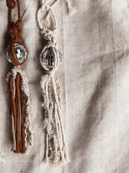 Disco Ball Car Charm