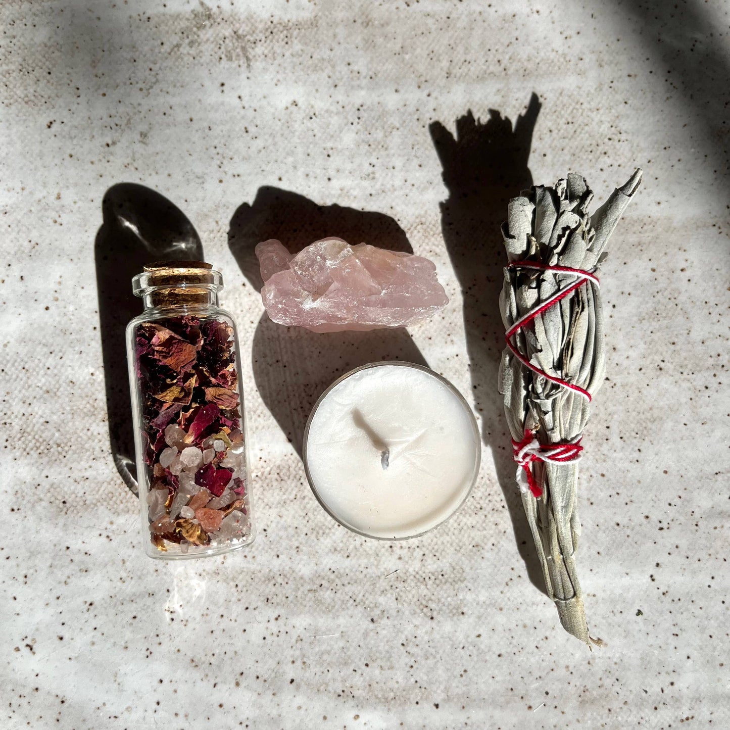 Love Kit - Meditation Supplies with Rose Quartz