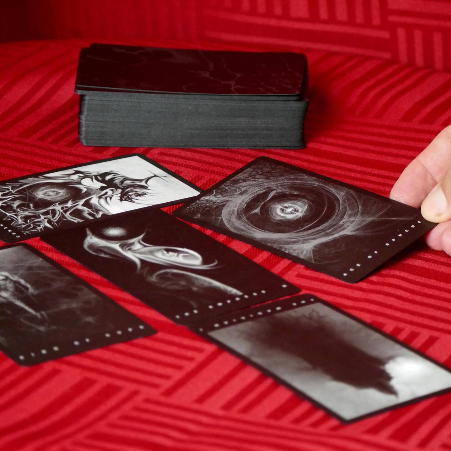 Black Tarot Modern Tarot Cards Deck