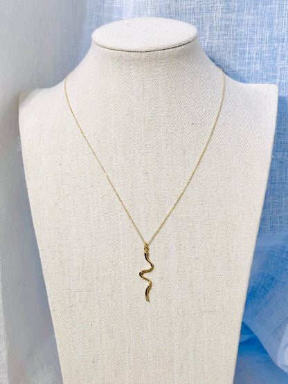 Gold Snake Necklace