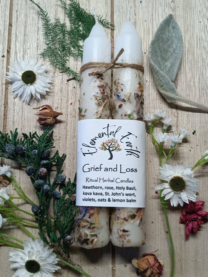 Grief and Loss Herbal Intention Candles