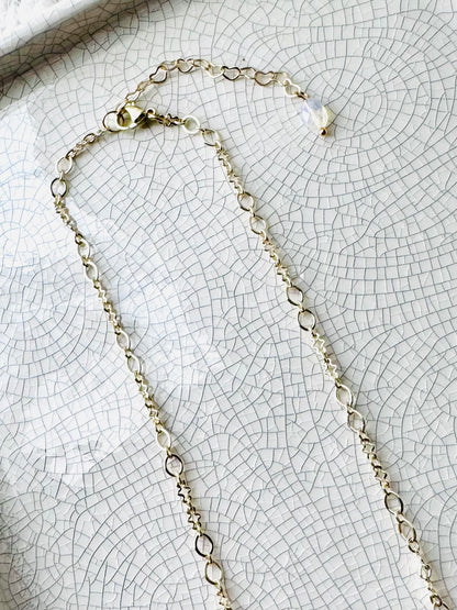 Gold Mixed Shapes Chain Necklace