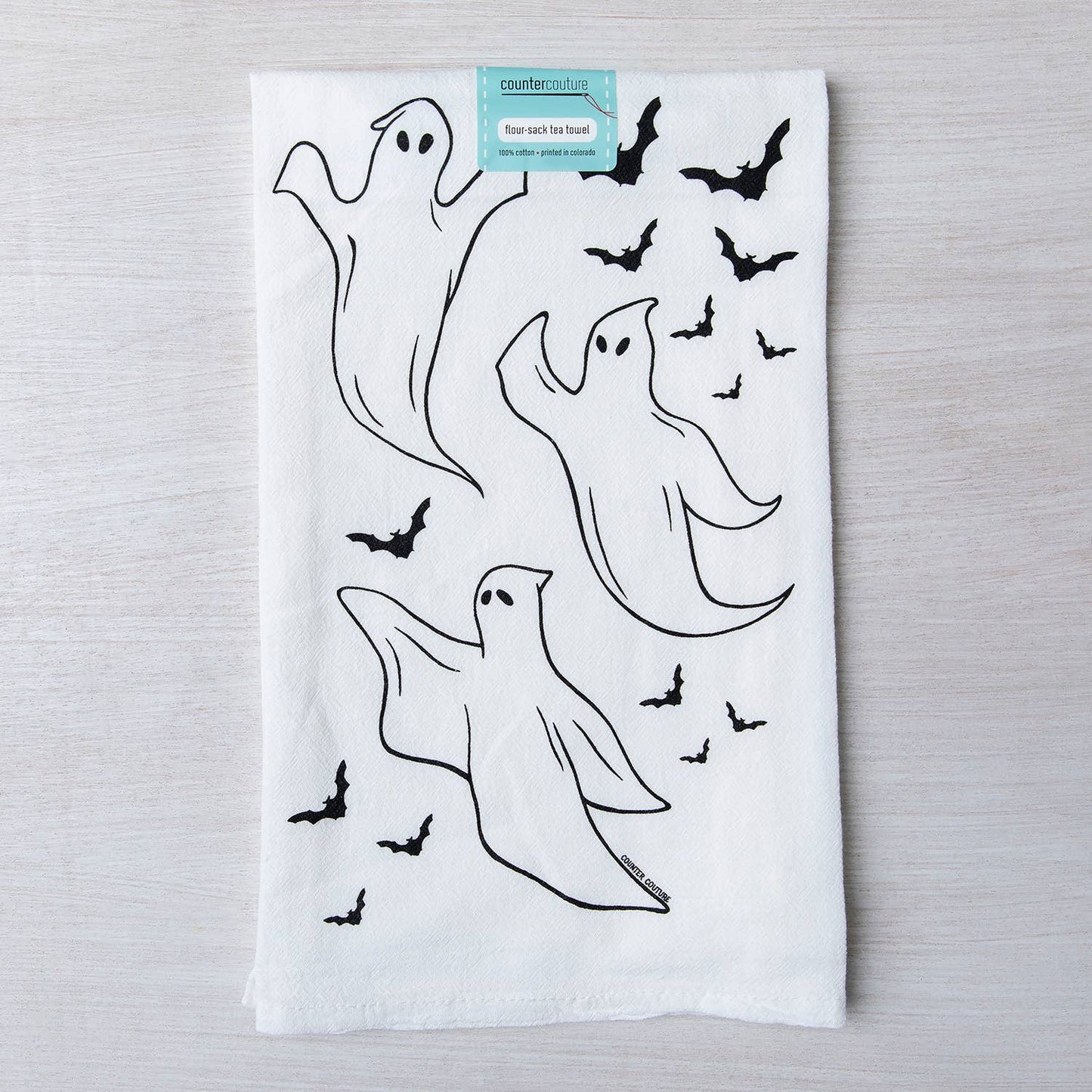 Ghosts Tea Towel