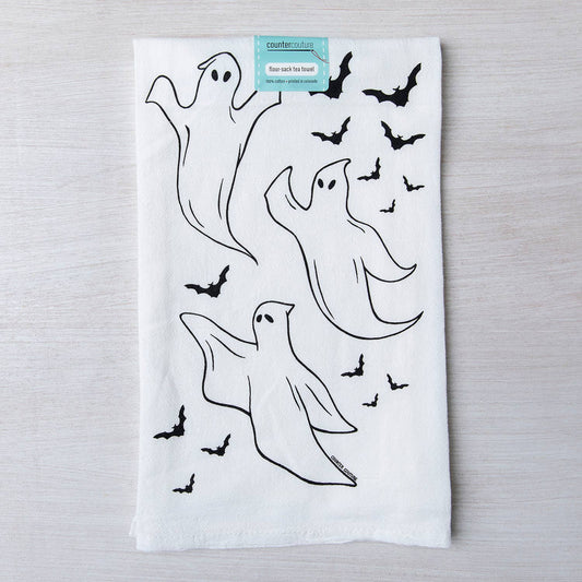 Ghosts Tea Towel