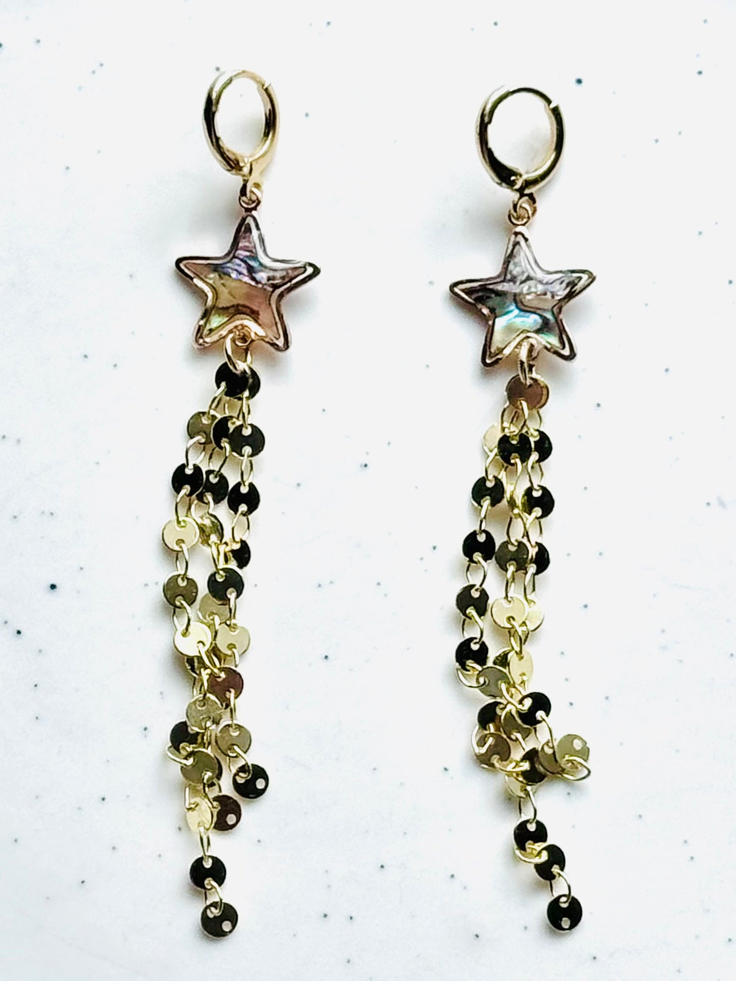 Abalone Shooting Star Earrings