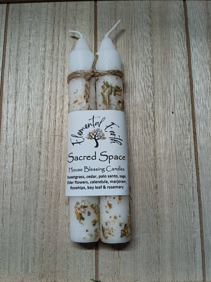 Sacred Space Herbal Intention Candles