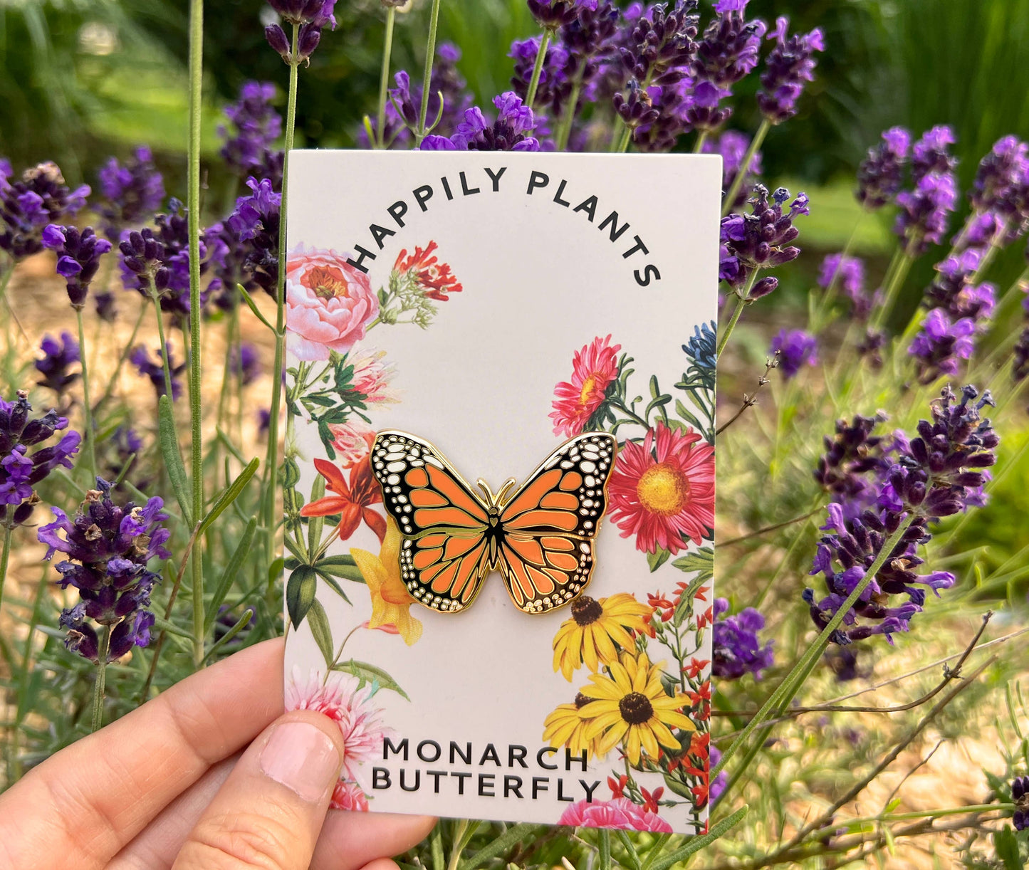 Monarch Butterfly Lapel Pin