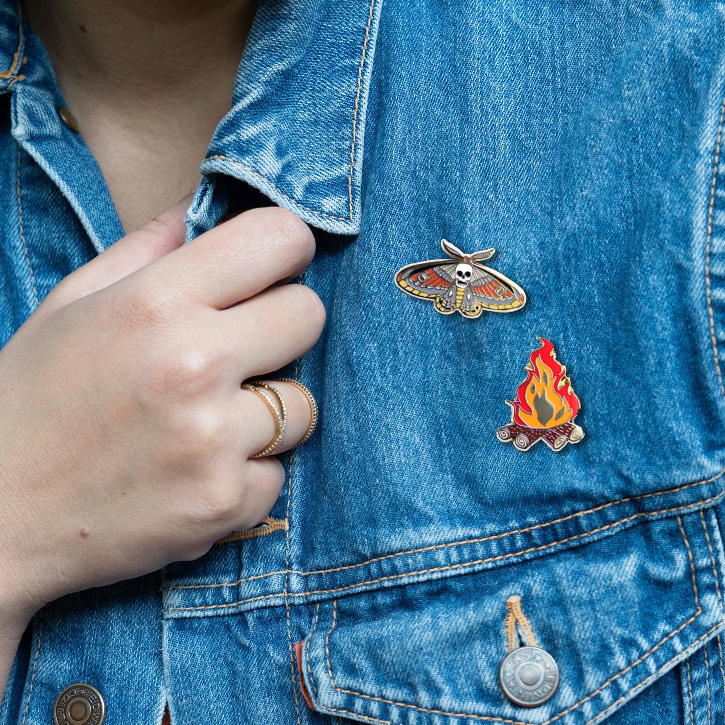 Death Moth Pin
