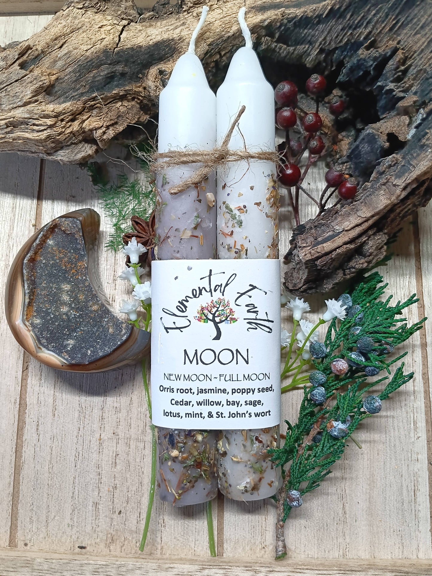 Moon - Herbal Intention Candles