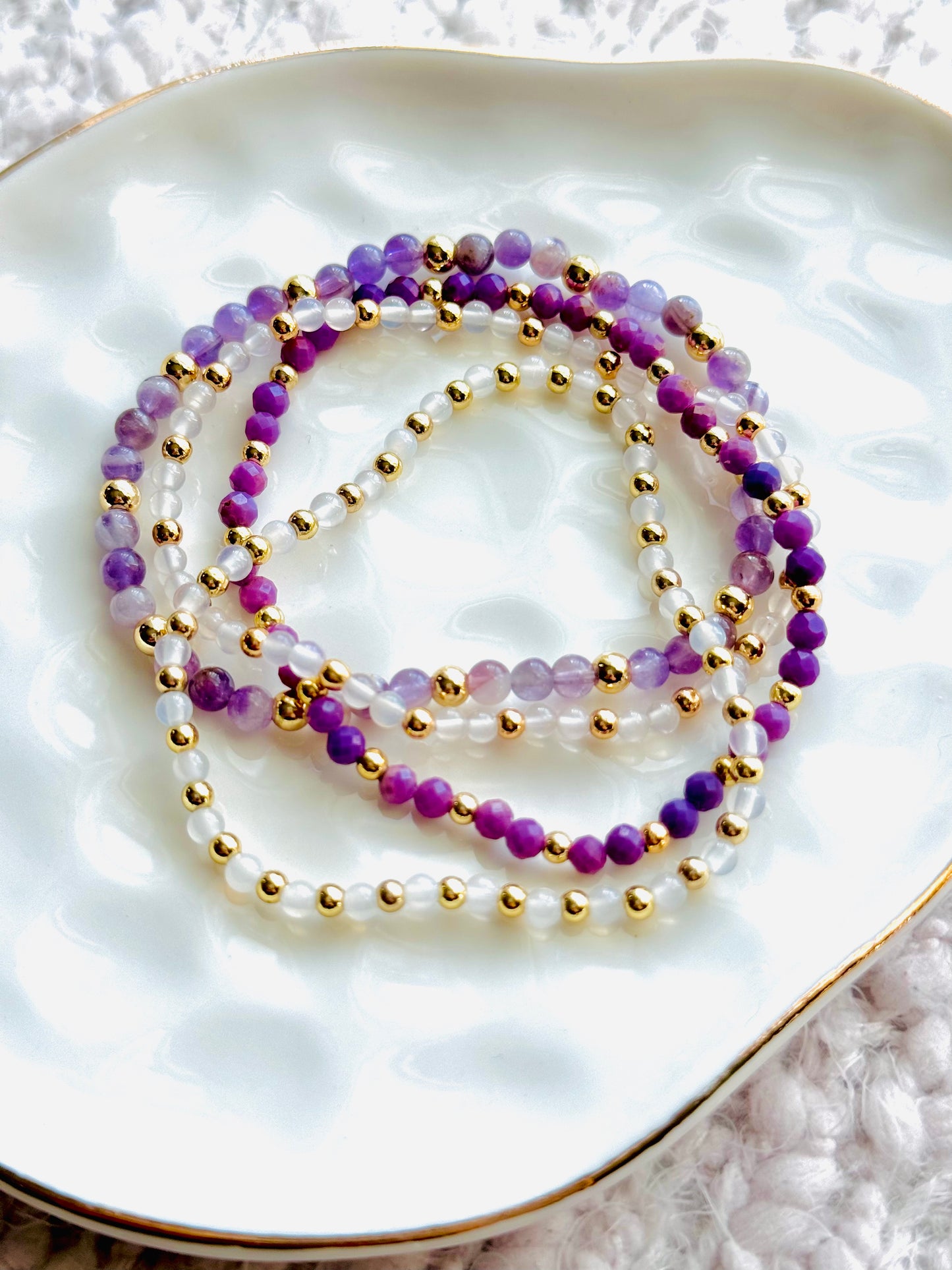 Purple + Gold Stack (4-stack)