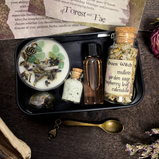Green Witch Travel Altar Kit