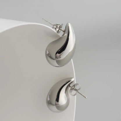 Stainless Steel Tear Drop Earrings